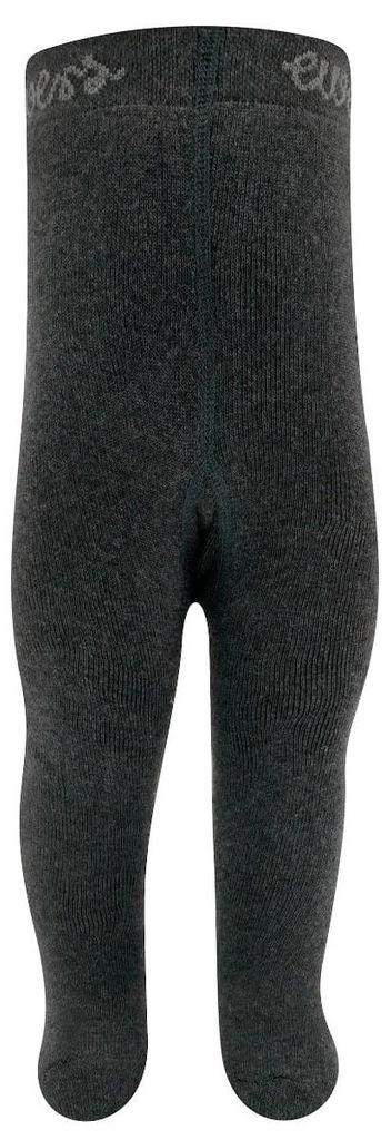 Kinderstrumpfhose aus Baumwolle – Anthrazit meliert – 68