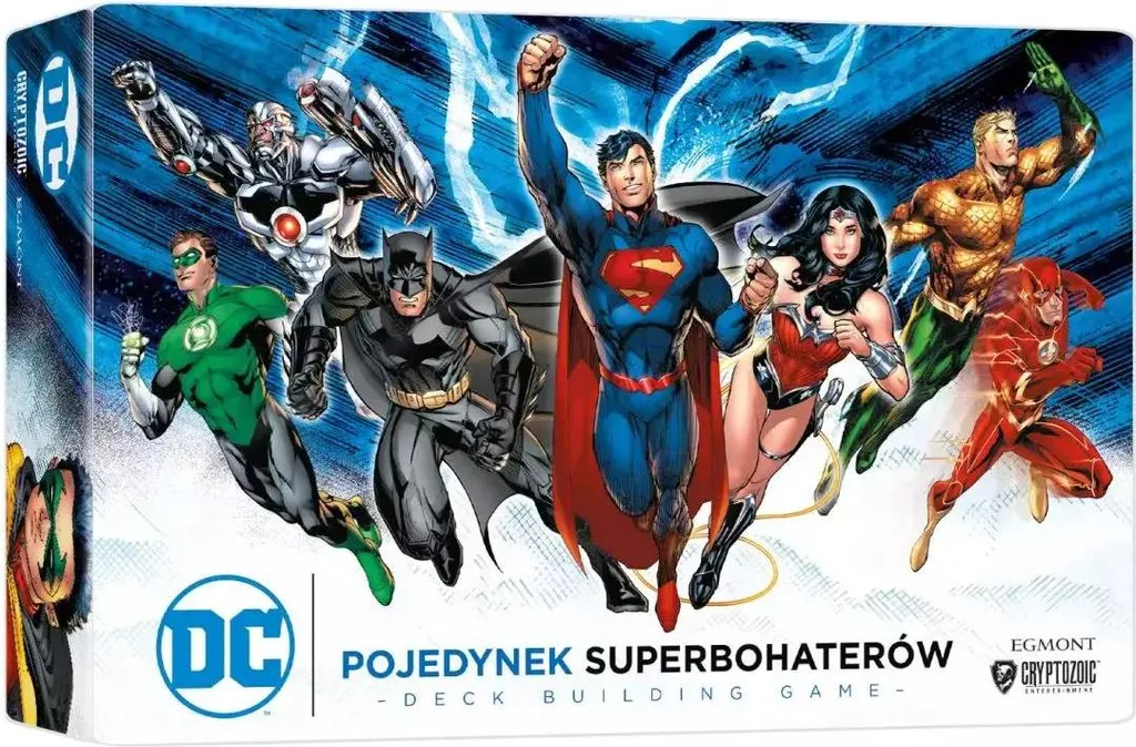 Jeu de Duel DC Superheroes Egmont - Cartes Illustrées Haute Qualité