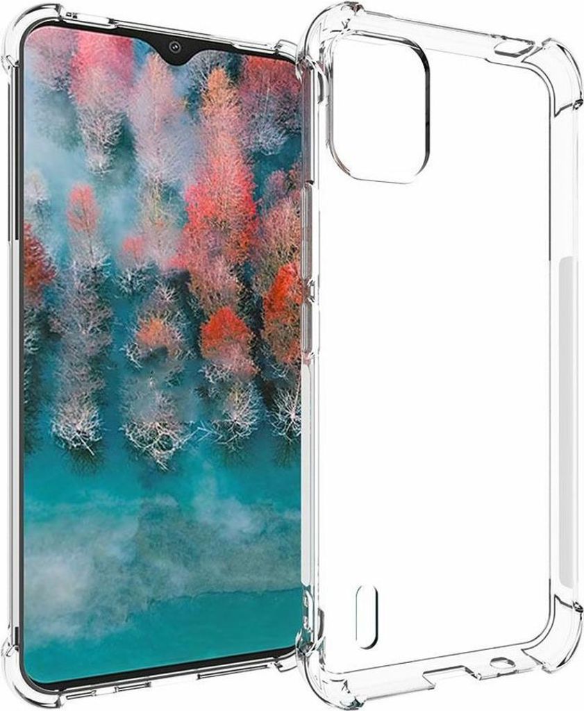 Nokia C12 Hülle - Coverup TPU Back Cover mit AirBag Corners - Transparent