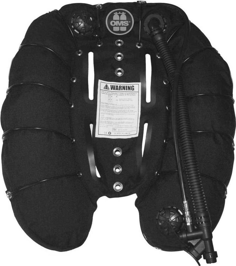 Oms Deep Ocean 60 Lbs Flügel Schwarz Schwarz One Size