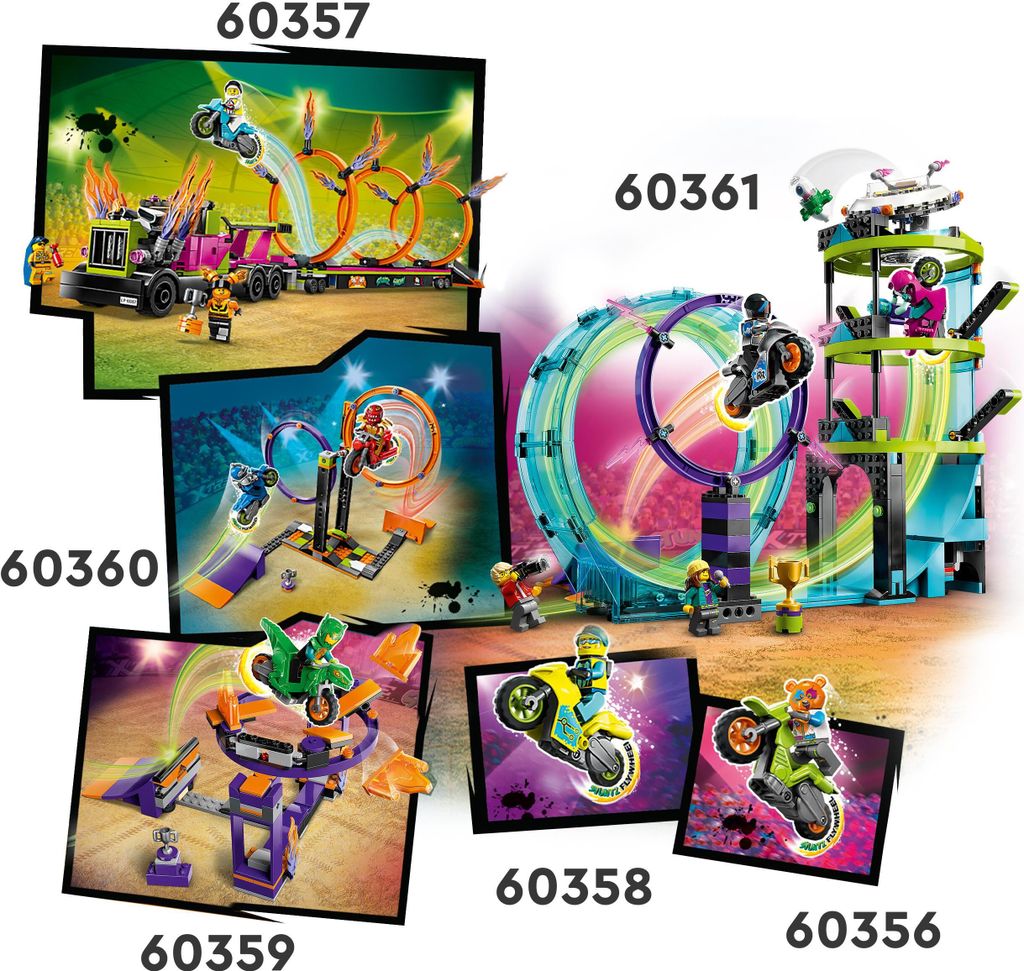 LEGO 60361 City Stuntz Ultimative Stuntfahrer-Challenge, Produktbild 6