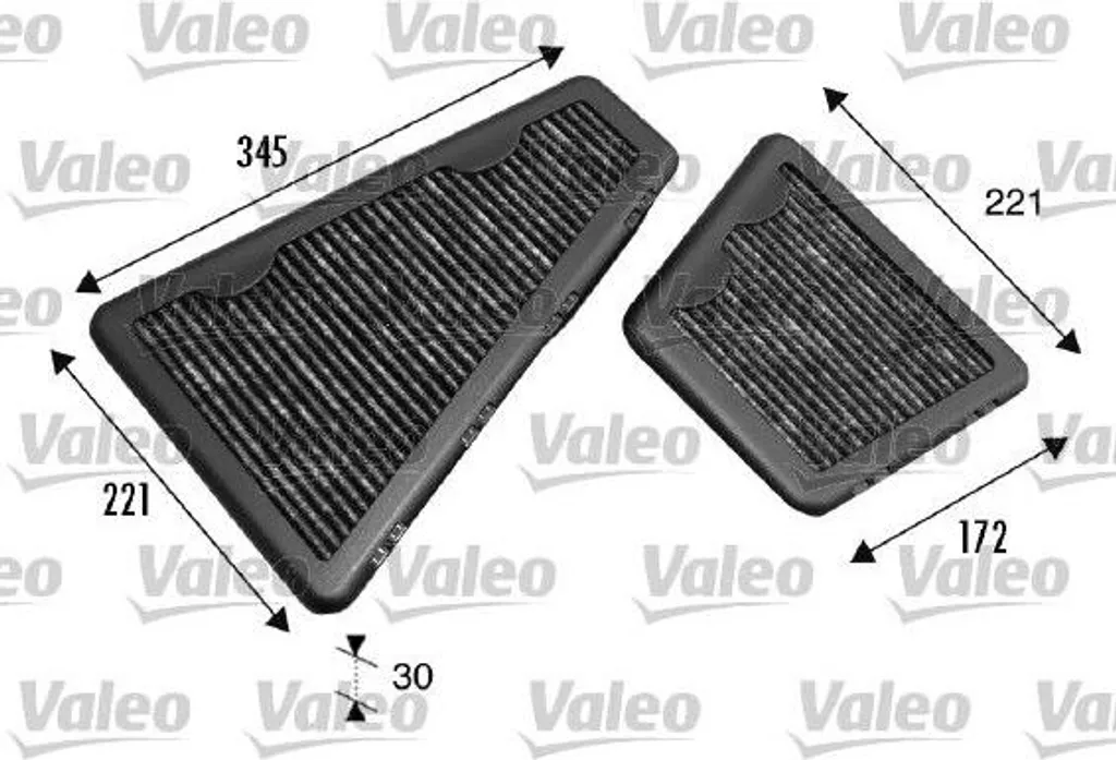 Filtre Habitacle Valeo 698793 pour VW Phaeton | Protection Pollen