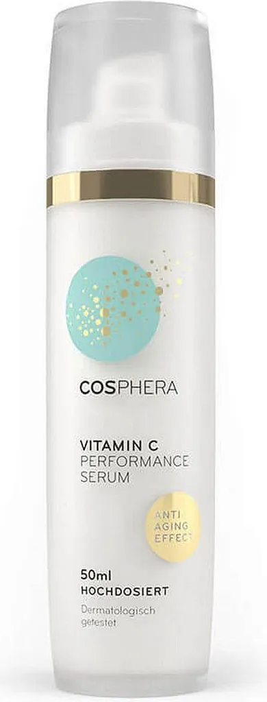 Cosphera Sérum Vitamine C Performance 50ml avec Acide Hyaluronique Pur