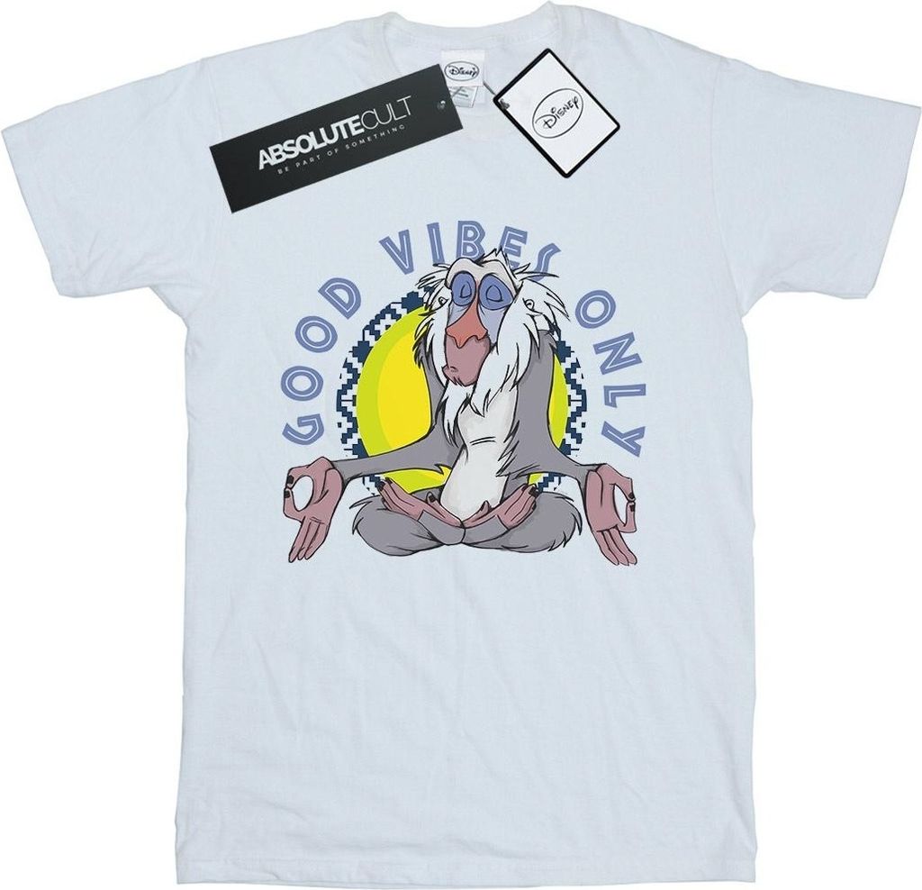 Disney - "The Lion King Good Vibes Only" T-Shirt für Damen BI29122 (L) (Weiß)