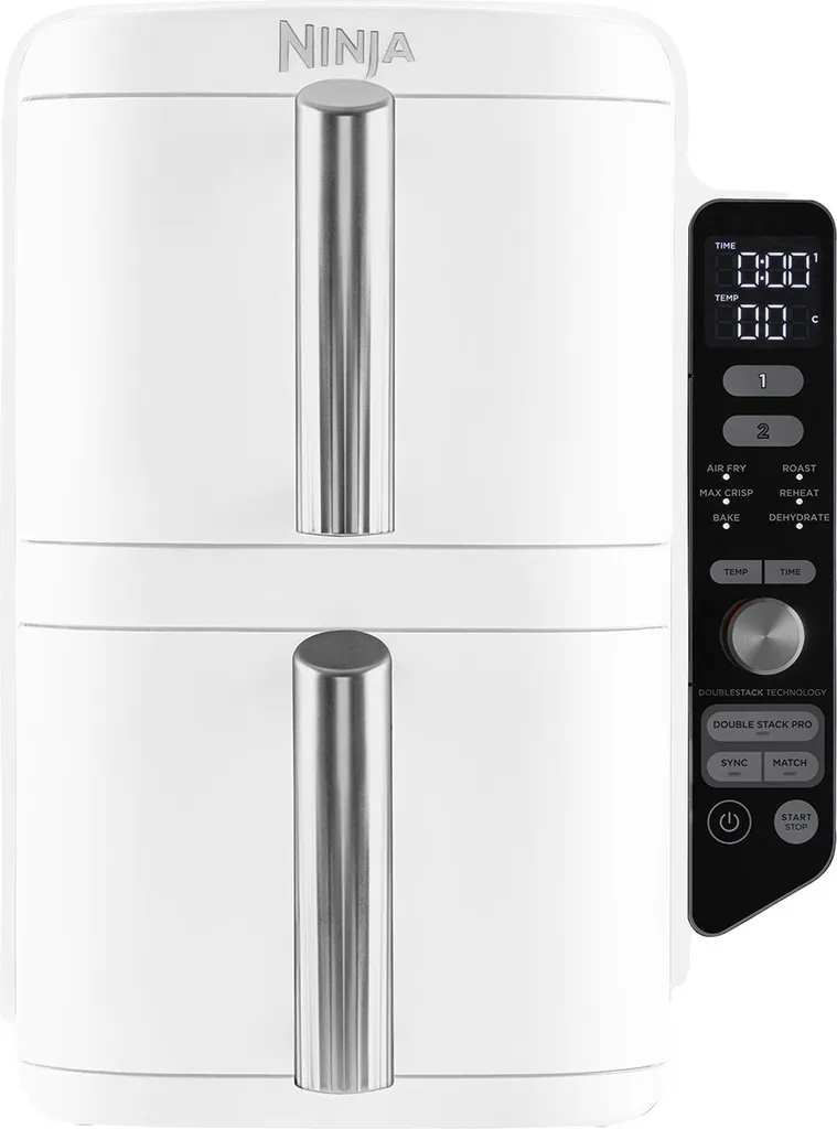 Ninja SL400EU Friteuse à air chaud Double Stack XL 9,5L Blanche - 11