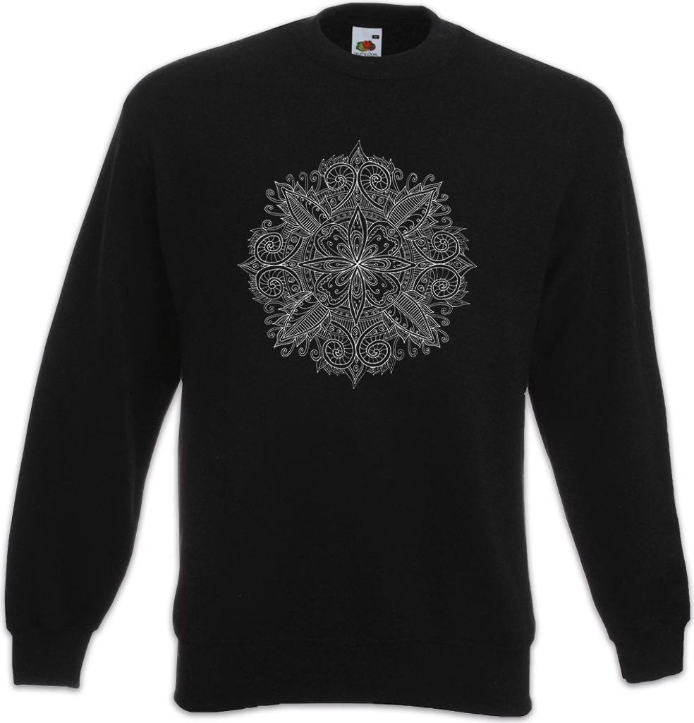 Urban Backwoods Mandala VI, Sweatshirt, Farbe: Schwarz, Größe: L