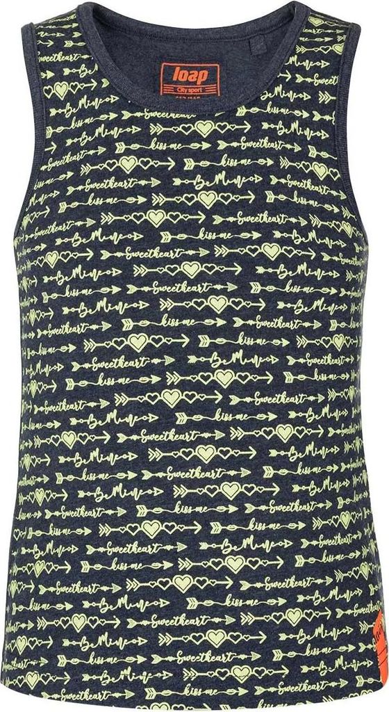 Kinder-Tanktop Loap Besola Blau - 116 Produktbild 