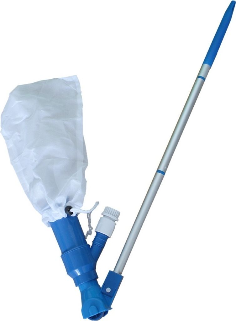 Bodensauger Ventury mit Stange Gartenschlauch Anschluss stromlos Pool Reinigung