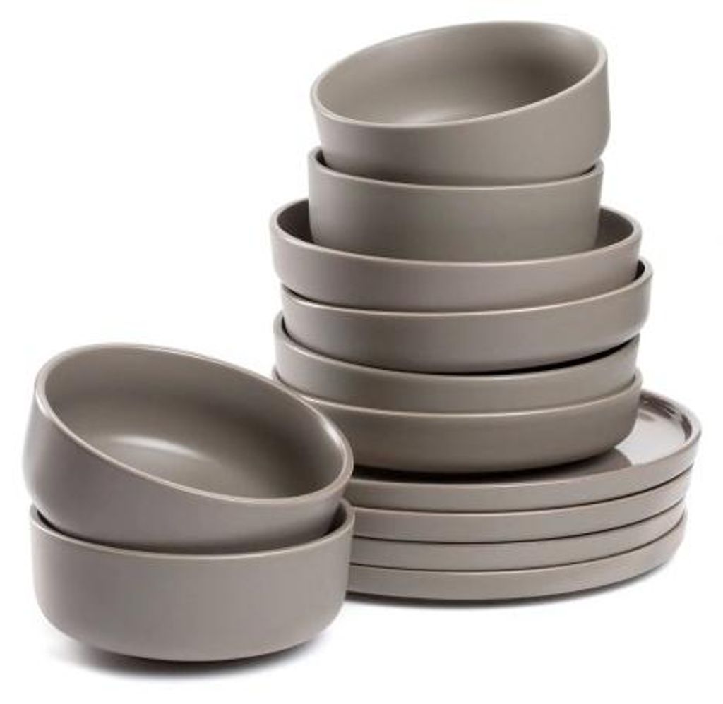 Leonardo Geschirr-Set Roma Beige (12-teilig) Produktbild 