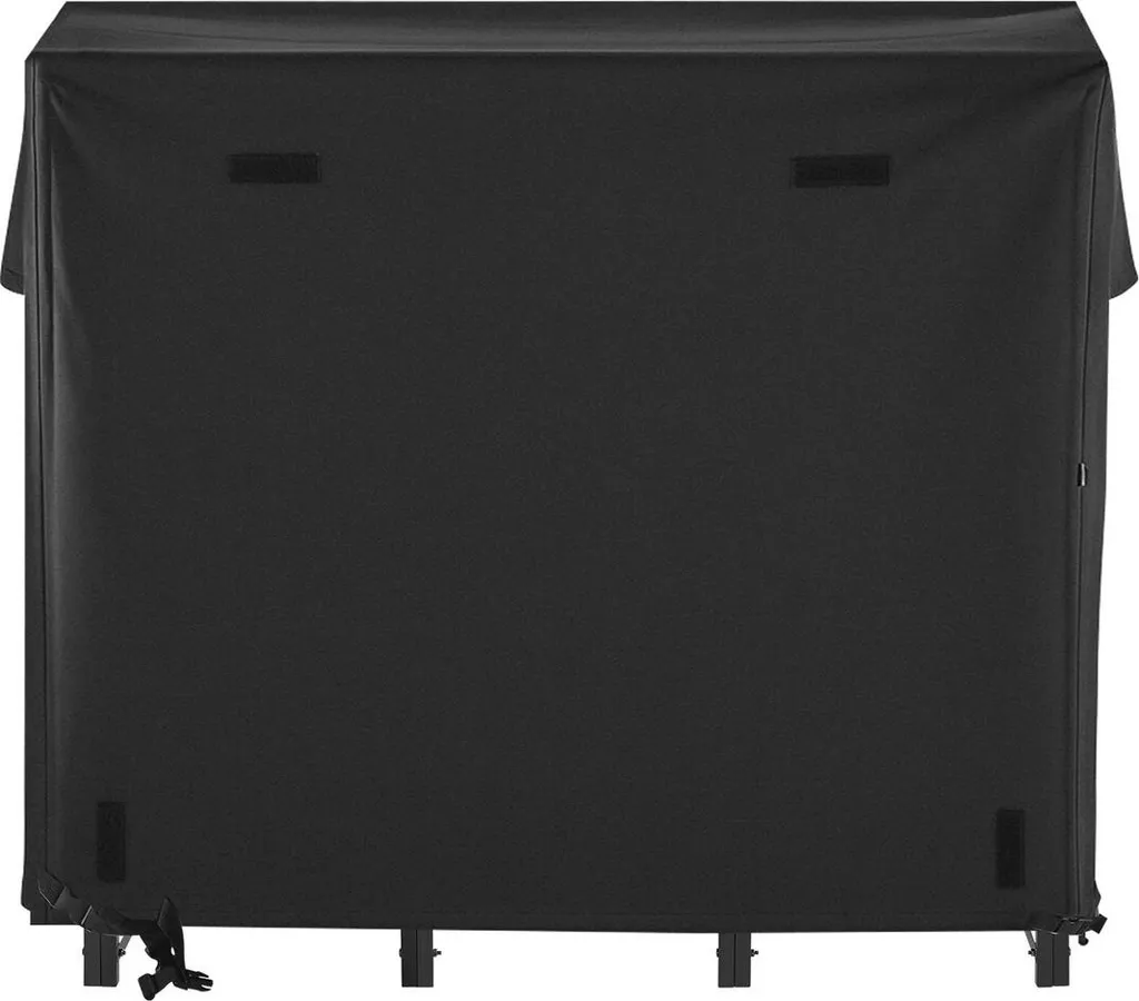 Offerta Porta Legna Metallo 122cm 1/4 Corda con Telo Pioggia
