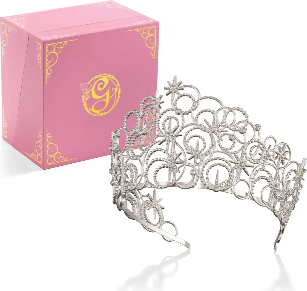 Couronne Glinda Wicked Partie 2 avec Finitions Collector Argent