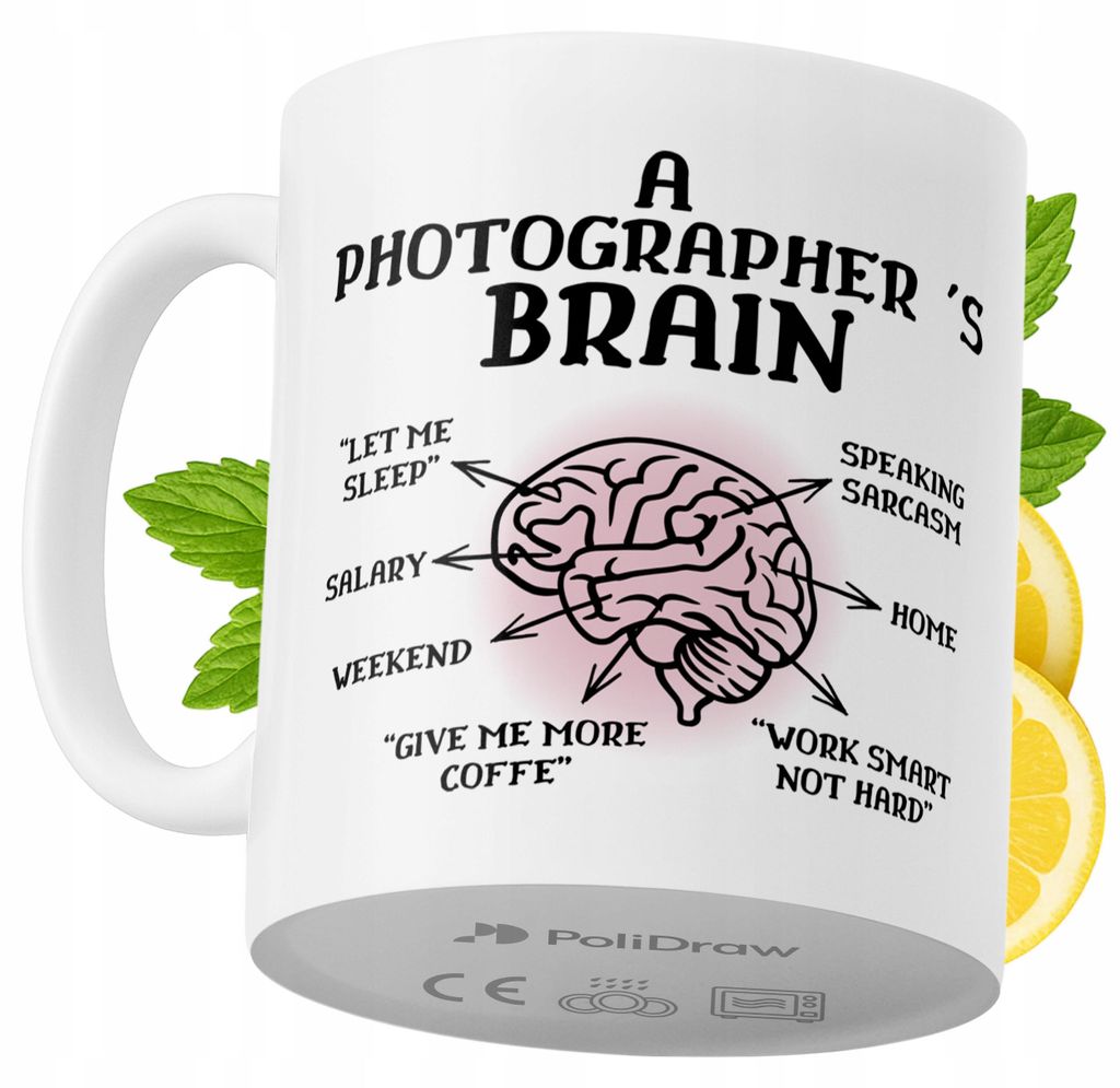 Lustiger Kaffee- oder Teebecher mit witzigem Textdesign für Fotografen - ideal für Geburtstage, Namenstage, Feiertage und besondere Anlässe. Hoc...