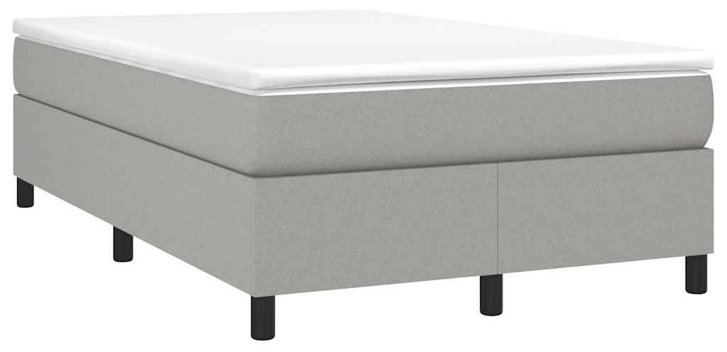 vidaXL Boxspringbettgestell Hellgrau 120x200 cm Stoff Produktbild 