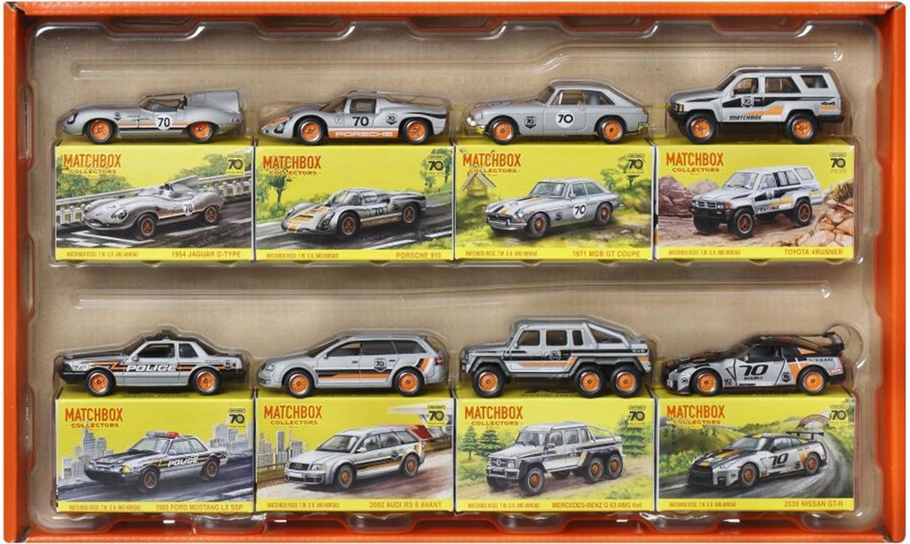 MATCHBOX zestaw 8 samochodów ANNIVERSARY SET of ENGLISH Zdjęcie produktu 