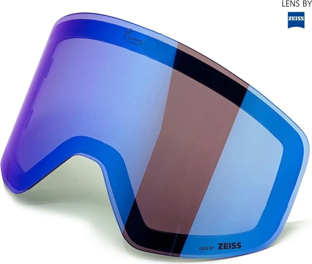 Masque ski antibuée PHIERES PH-12sixty Bleu fini la visibilité réduite
