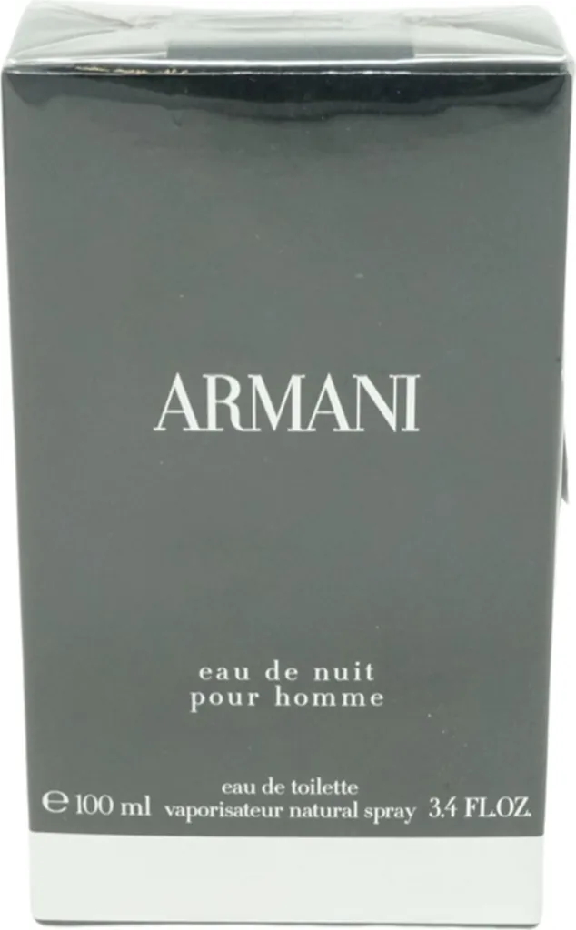 Un Parfum Masculin Durable : Giorgio Armani Eau de Nuit 100ml Haute Tenue