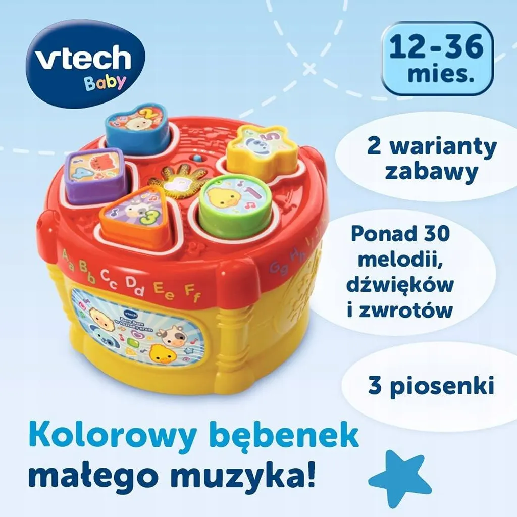 Aidez Bébé à Apprendre les Formes avec le Bam Bam VTech Interactif - 8