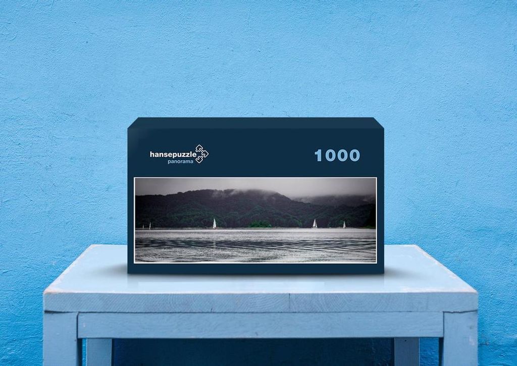 hansepuzzle 30322 - Segelboot Puzzle, 1050 Teile, Reisen, 60,0 x 46,0cm mit hochwertiger Aufbewahrung, Kartonbox und wiederverschließbarem Beutel