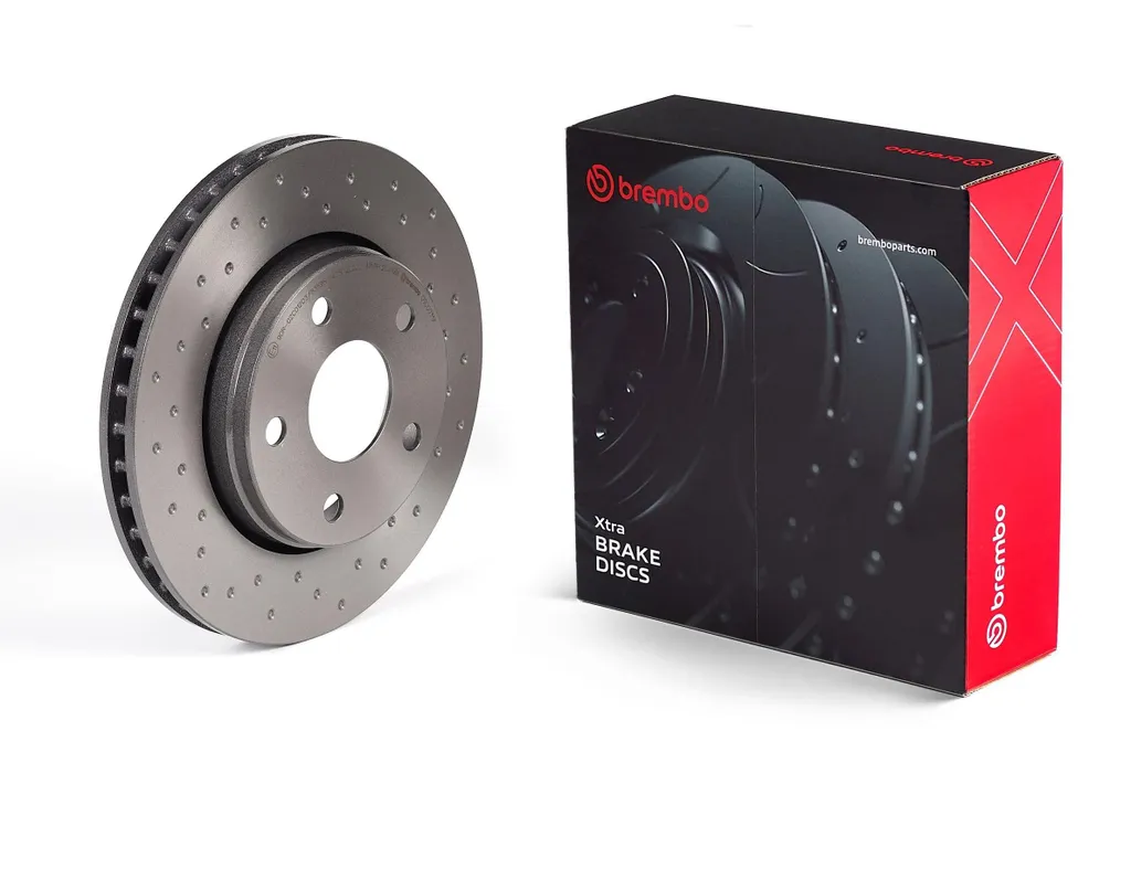 Disque de frein Brembo 302mm série Xtra pour Jeep Wrangler III JK Avant