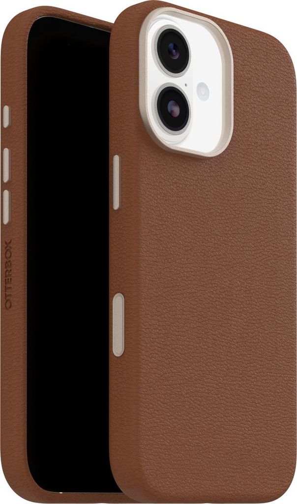 OtterBox Symmetry Cactus Leather Camera Control Apple iPhone 17 Desert Saddle