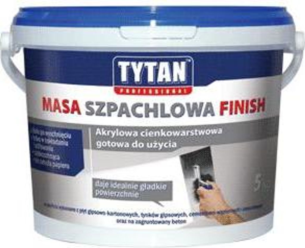 Akrylowa masa szpachlowa finish 5 kg Zdjęcie produktu 