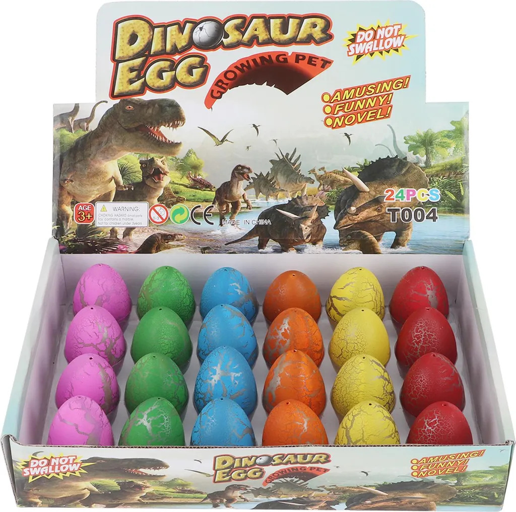 Jouet Éducatif Dinosaure Eau - 24 Œufs pour Apprendre la Patience