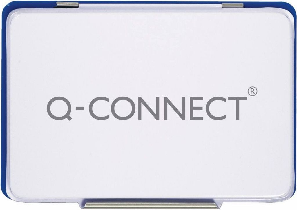 Q-Connect® KF16313 Tampon encreur 9 x 5,5cm bleu Image du produit 