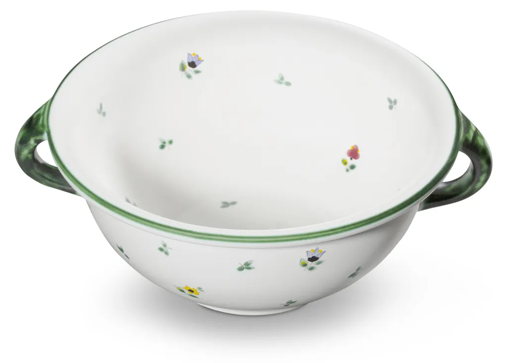 Saladier en Céramique Streublumen Gmundner - Grand Bol de Service 25cm