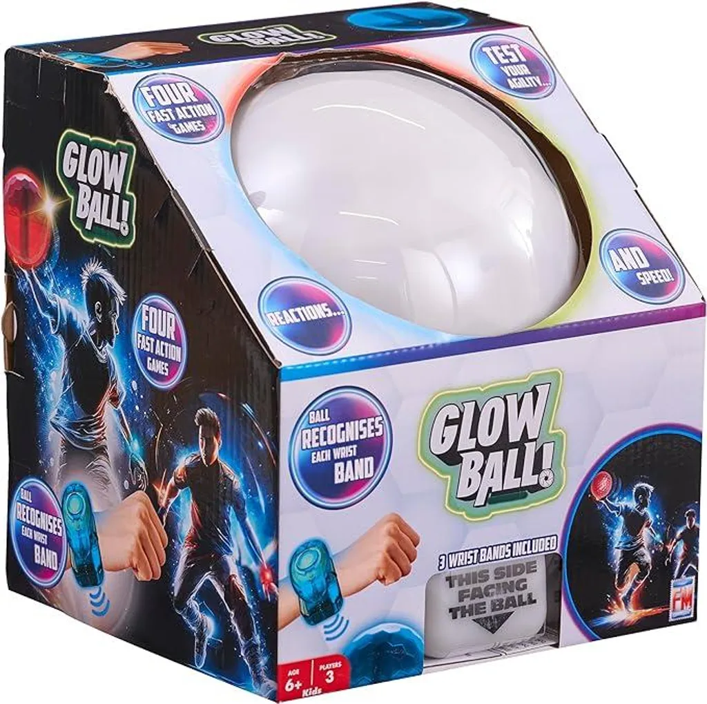 Balle sensorielle souple Glow Ball et ses bracelets de jeu interactifs
