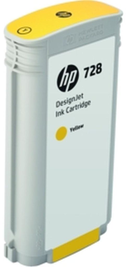HP Žlutá inkoustová kazeta 728 DesignJet, 130 ml, Tiskárna Obrázek produktu 