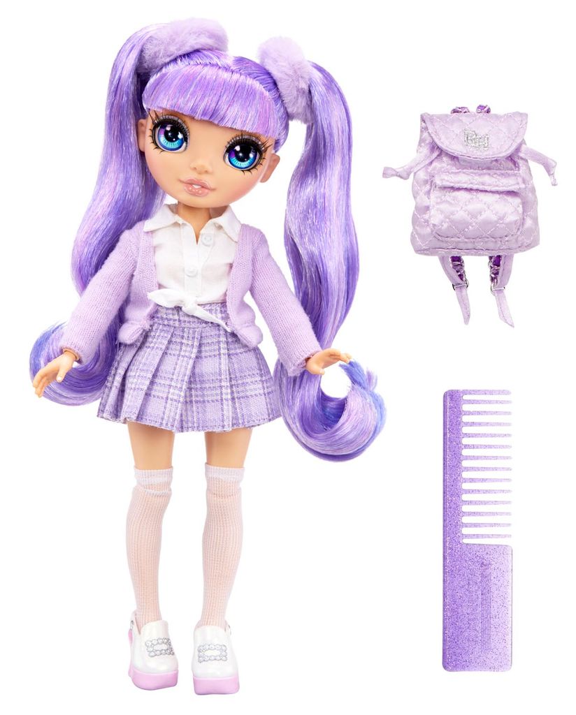 Rainbow High Junior High Fashion Doll - Violet Willow (Purple), Modepuppe, Weiblich, 6 Jahr(e), Mädchen, 230 mm, Violett