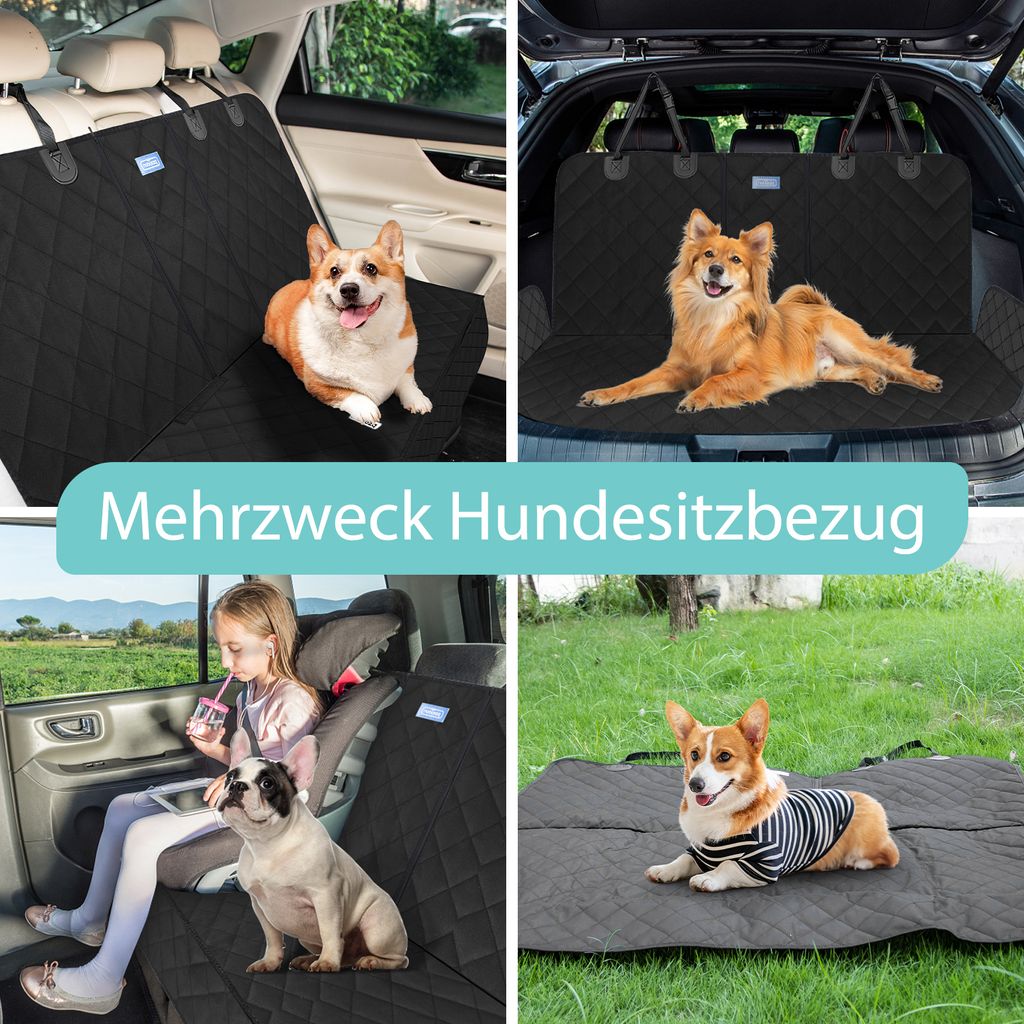 Hundedecke Auto Rückbank Wasserdicht, Rückbankschoner für Produktbild 5