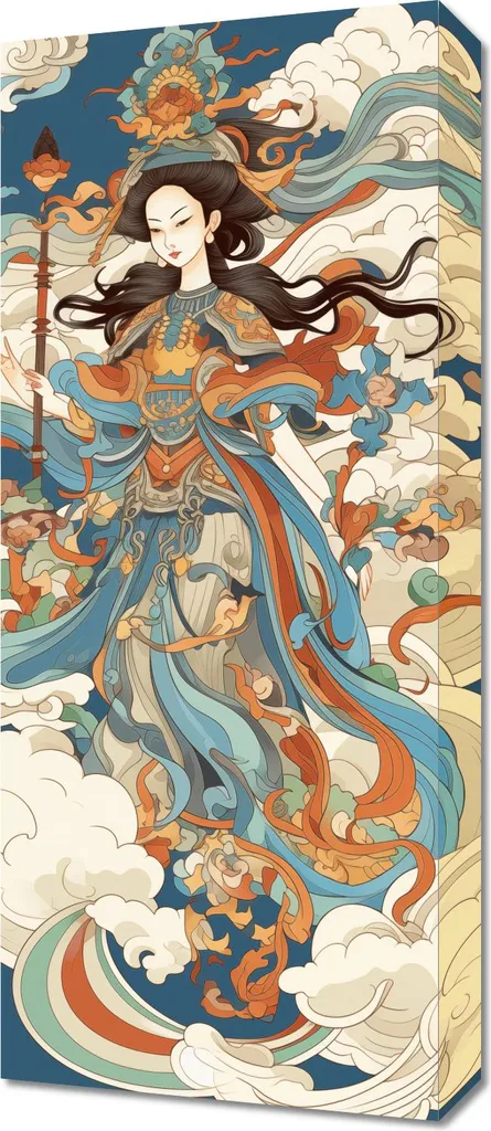 Quadro Visionaria Celeste 30x70: Soluzioni Arredo Pareti Professionali