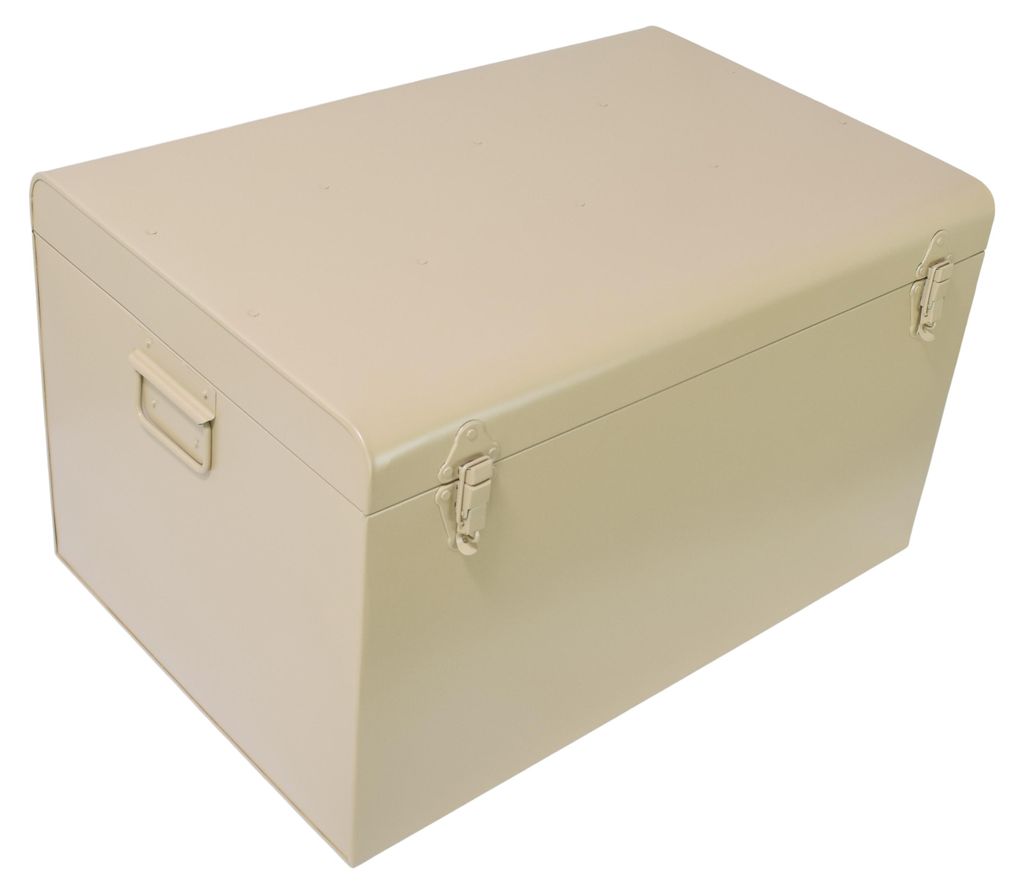 LOFT42 Große Aufbewahrungsbox - Metall - Beige - 40x60x35 Produktbild 