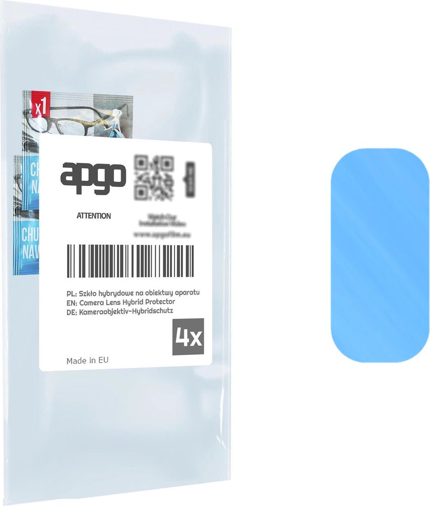 apgo 4 Stück Linsenschutz Kamera Schutzglas für Xiaomi Redmi Note 10 Kameraschutz, 9H Kameraobjektiv Camera Lens Protector