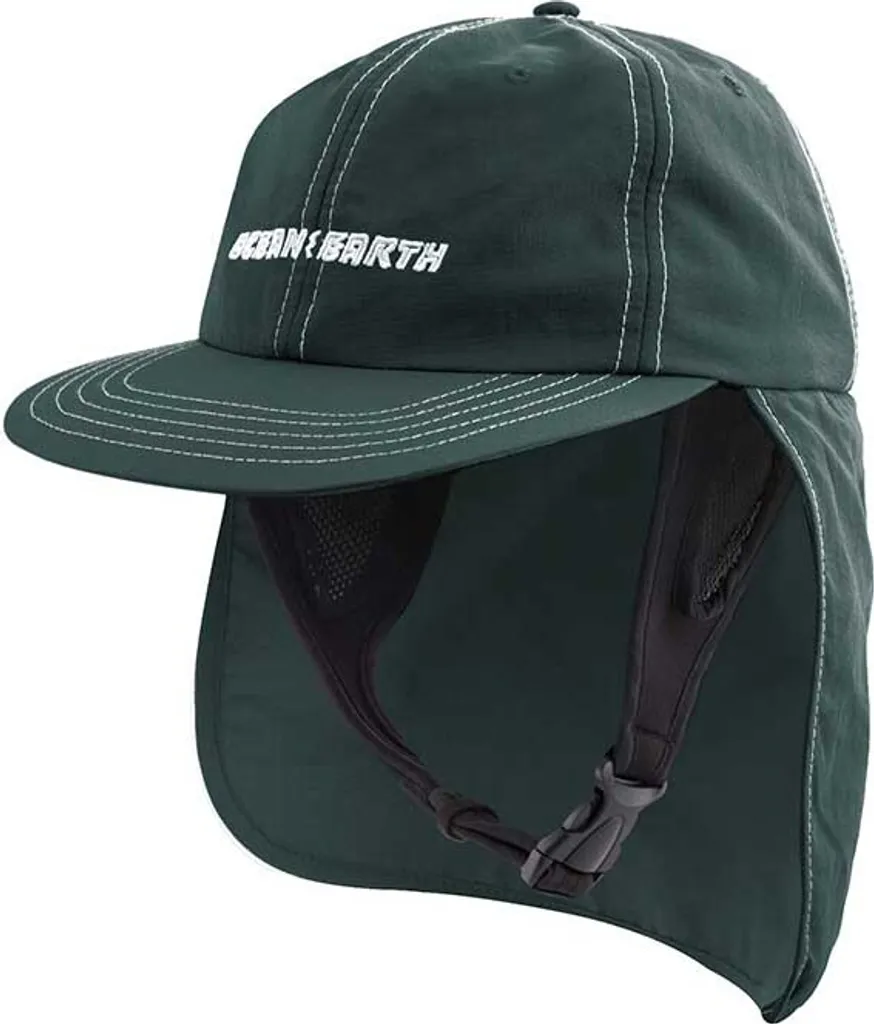 Casquette de surf anti-UV Ocean & Earth verte : fini les coups de soleil