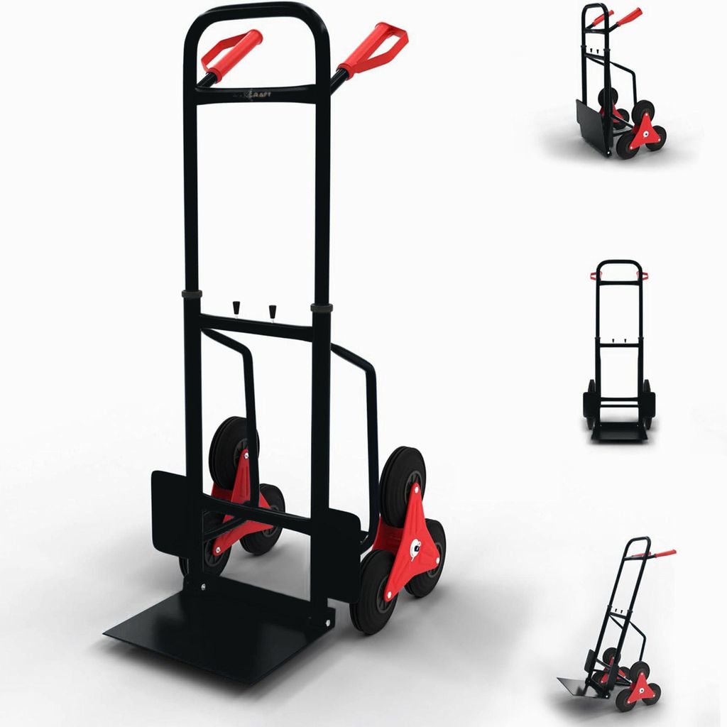 Schodišťový vozík MAXCRAFT do 150 kg v černé barvě Obrázek produktu 