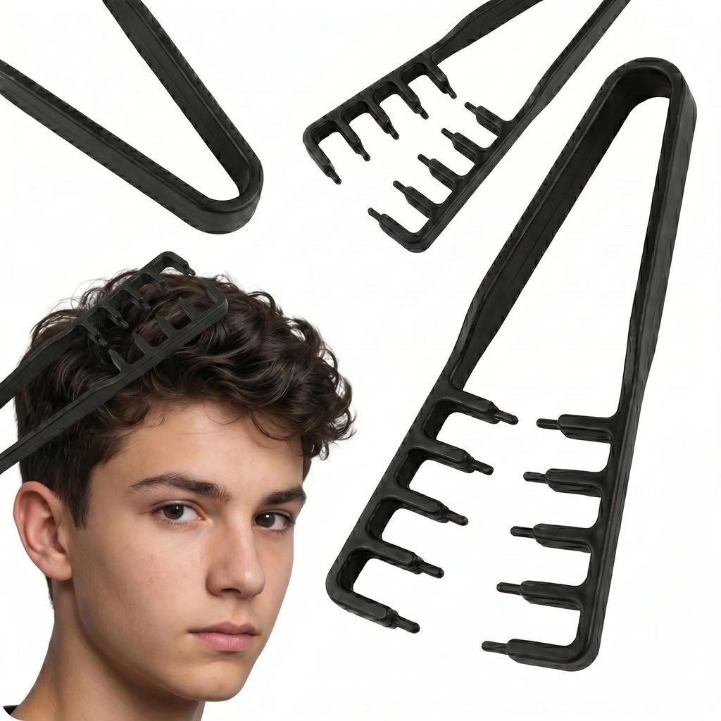 Peigne texturisant pour coiffure, boucles et frange, Image du produit 