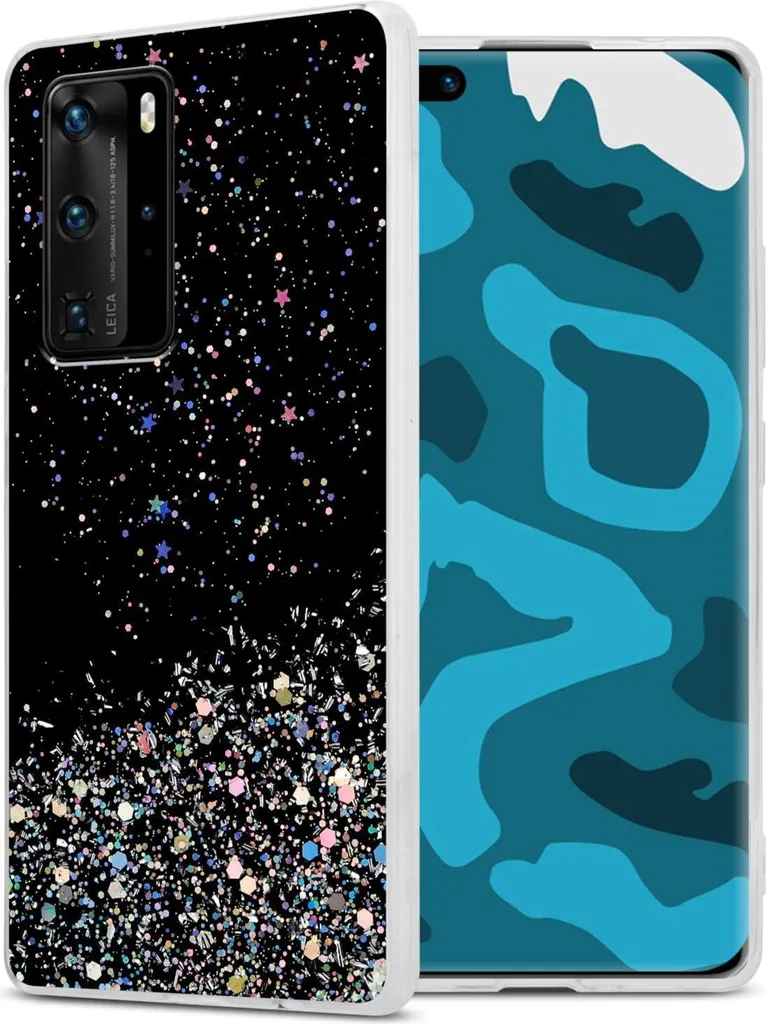 Custodia Cadorabo Huawei P40 PRO: Una Notte Stellata in Tasca