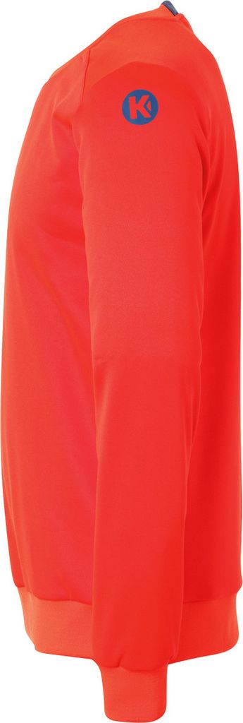 Kempa Langarmshirt PLAYER TRAINING TOP Unisex 2003629_01 fluo rot/ice grau XXL