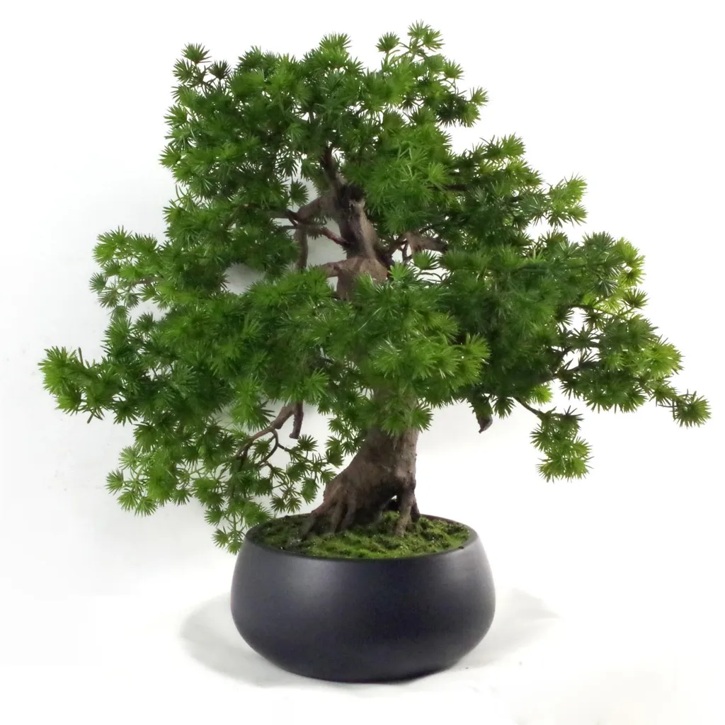 Bonsaï artificiel de pin 50 cm idéal pour décoration bureau et salon
