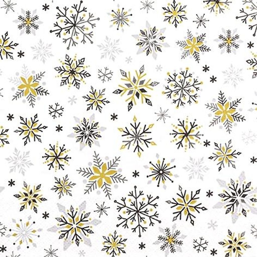 Servietten 33x33 cm - Sparkling Stars