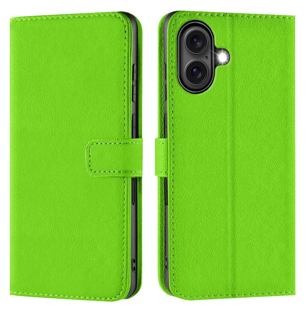 Book Case für iPhone 16 Plus Hülle Flip Cover Handy Tasche Schutz Hülle Etui