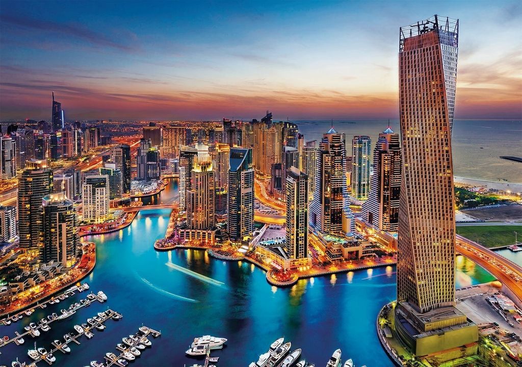 puzzle mit Dubai Marina1500 Teilen Produktbild 2