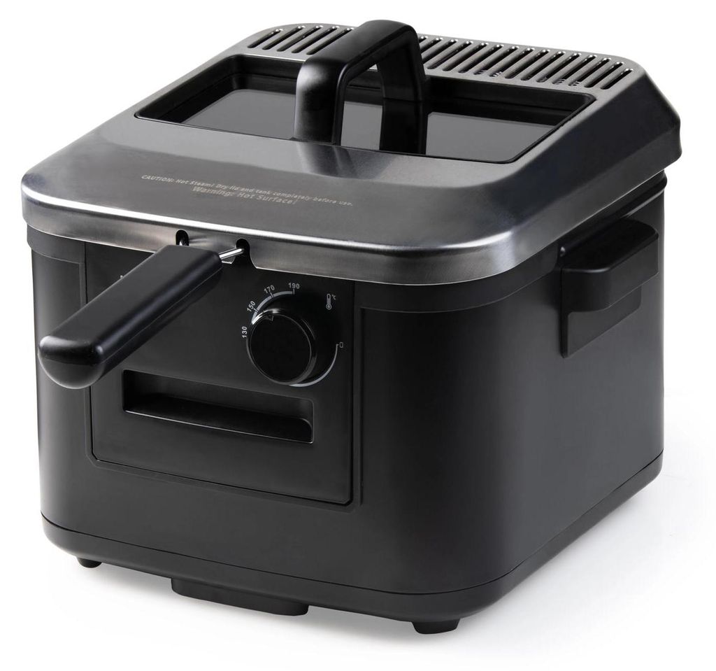 4l 2000w schwarze fritteuse Domo DO545FR