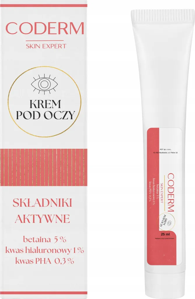Crema Contorno Occhi Coderm 25ml - Acido Ialuronico ad Alta Efficacia