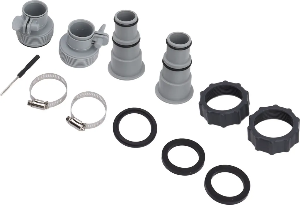 Adattatore per tubo con bracciale, adattatore per tubo di ricambio con bracciale, adattatore per tubo da piscina con bracciale, adattatore per tubo da piscina, adattatore per tubo di ricambio da piscina, adattatore per tubo da piscina - 3