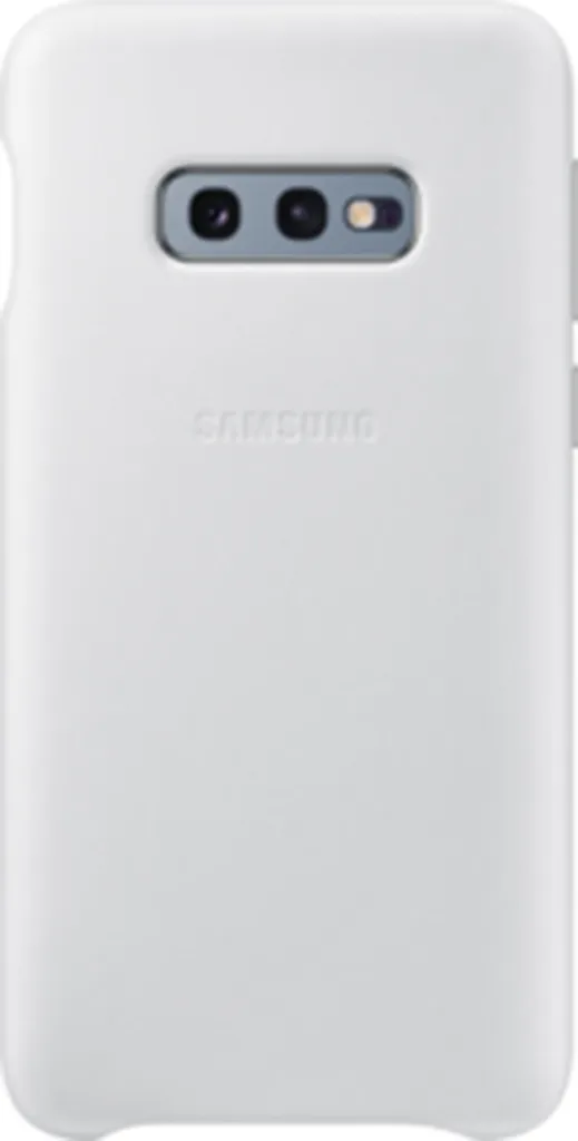 Custodia Originale Samsung Galaxy S10e in Pelle Bianca EF-VG970LWEGWW