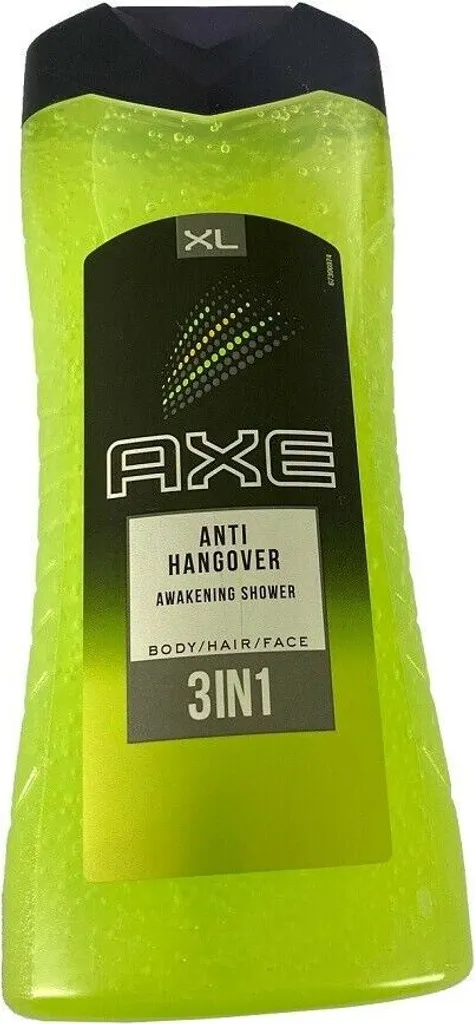 Gel Douche Axe Anti-Hangover 400ml Adieu Fatigue et Teint Terne