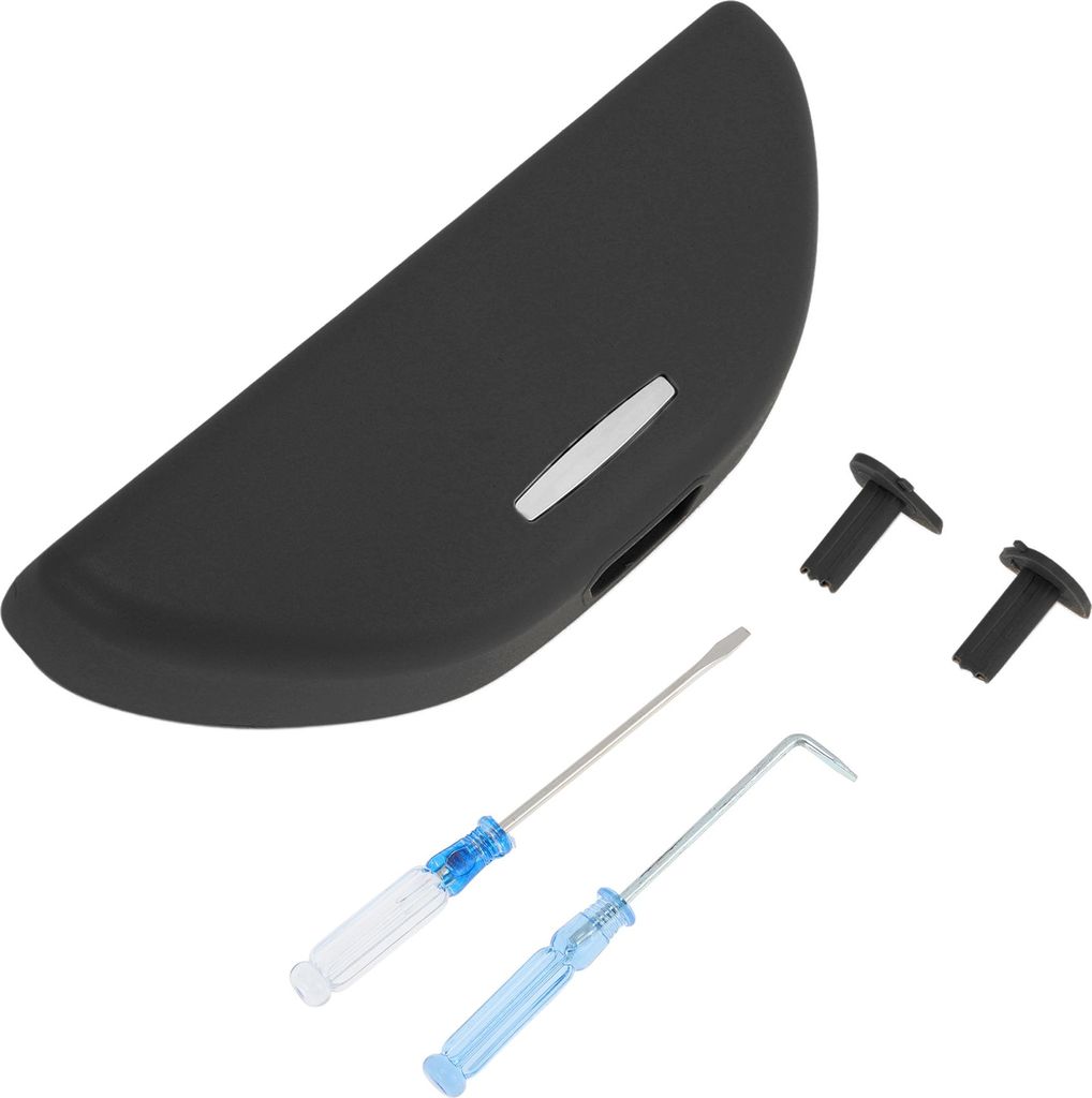Auto-Sonnenbrillenetui für Volkswagen Touran 2003-2009 Brillenhalter Aufbewahrungsbox Kunststoff Schwarz 1 Set